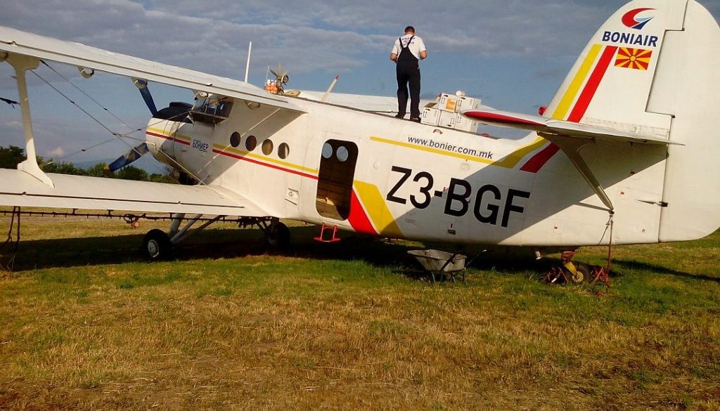 avionsko prskanje protiv komarci